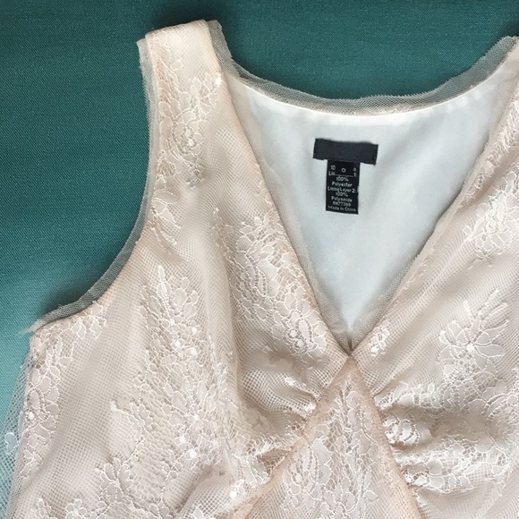 J. Crew Collection Eyelash Lace Overlay Top Blouse - Picture 6 of 14